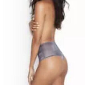 Victoria’s Secret Luxe Lingerie High Waist Thong Panty Glittery NWT-XS 1 Pair